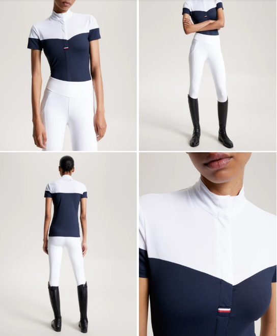 POLO GARA TOMMY HILFIGER EQUESTRIAN MADISON Donna, Manica Corta 